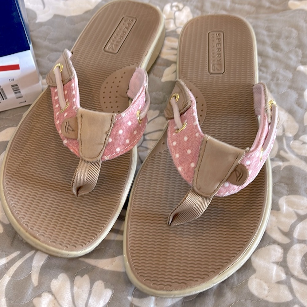 Sperry sandals.